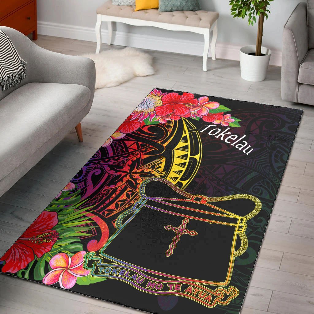 Tokelau Area Rug - Tropical Hippie Style - Vibe Hoodie Shop