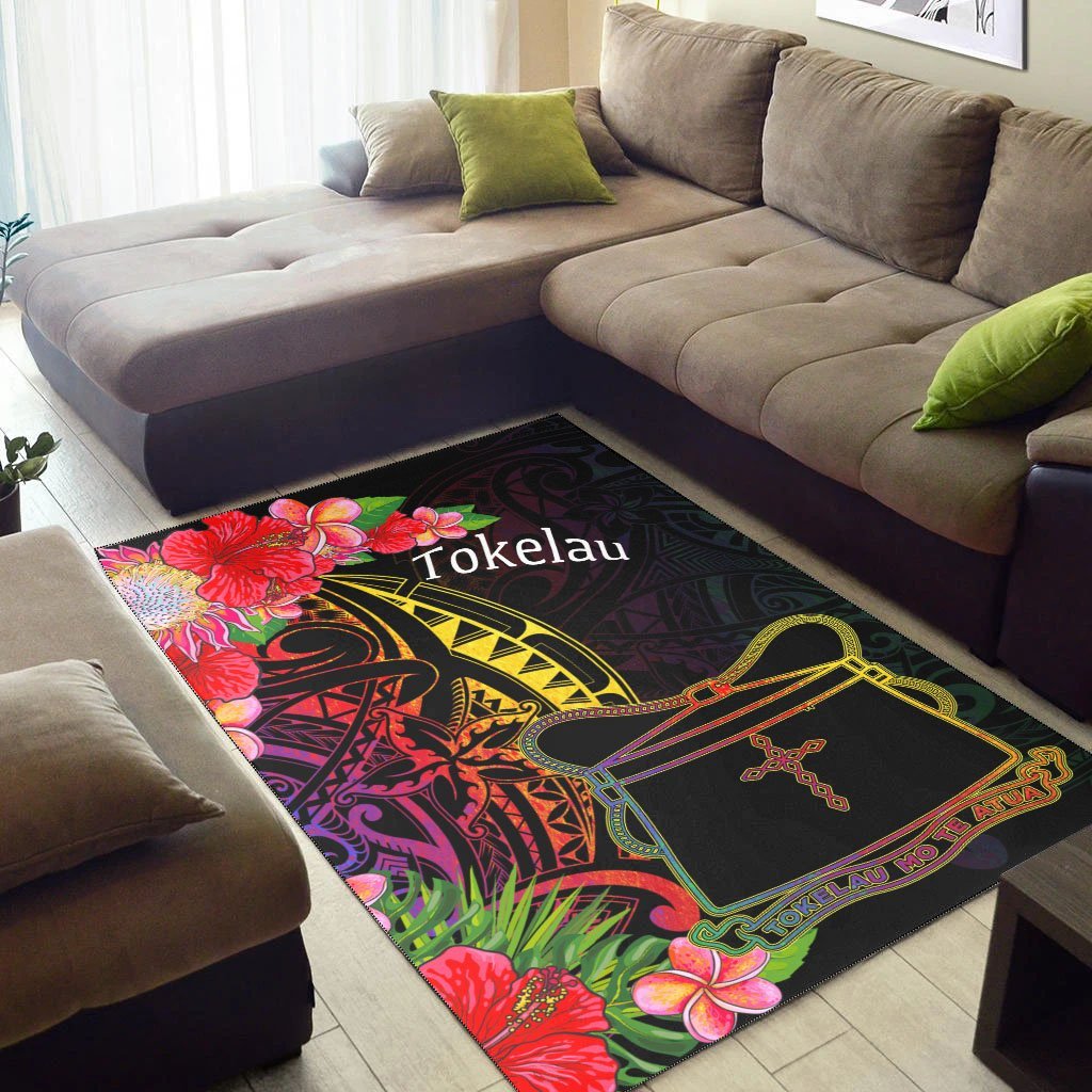 Tokelau Area Rug - Tropical Hippie Style - Vibe Hoodie Shop