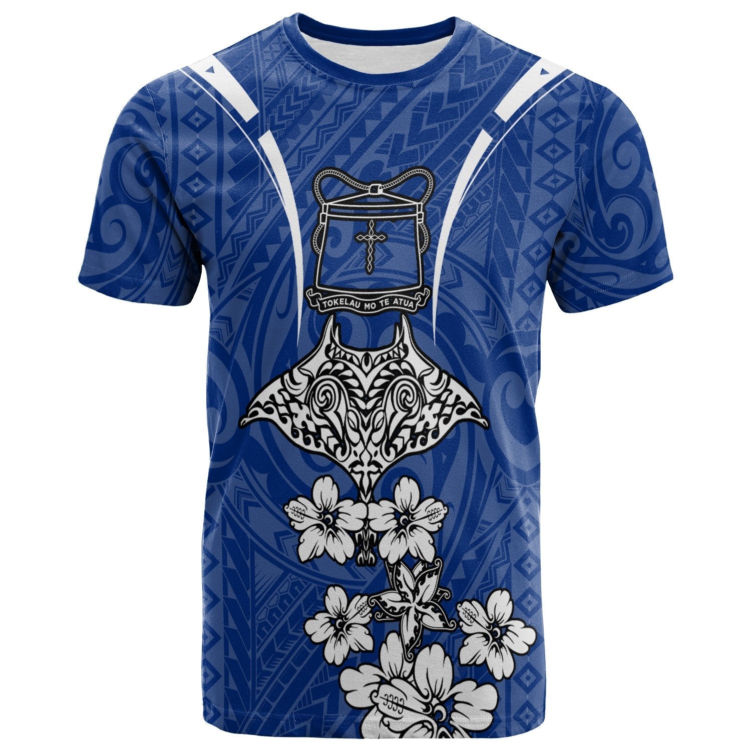Tokelau T shirt - Ray Hibiscus - Vibe Hoodie Shop