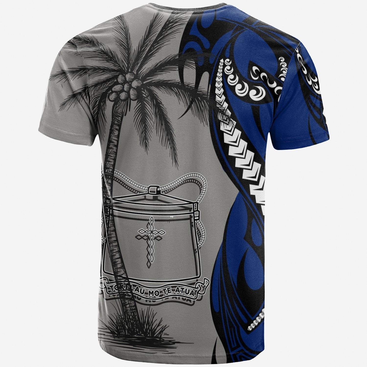 Tokelau T shirt - Classical Coconut Tree - Vibe Hoodie Shop