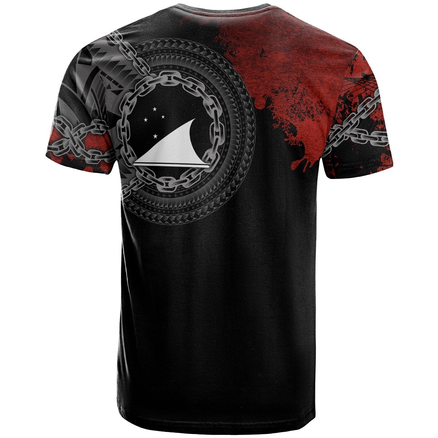 Tokelau Polynesian T shirt - Polynesian Chain Style - Vibe Hoodie Shop