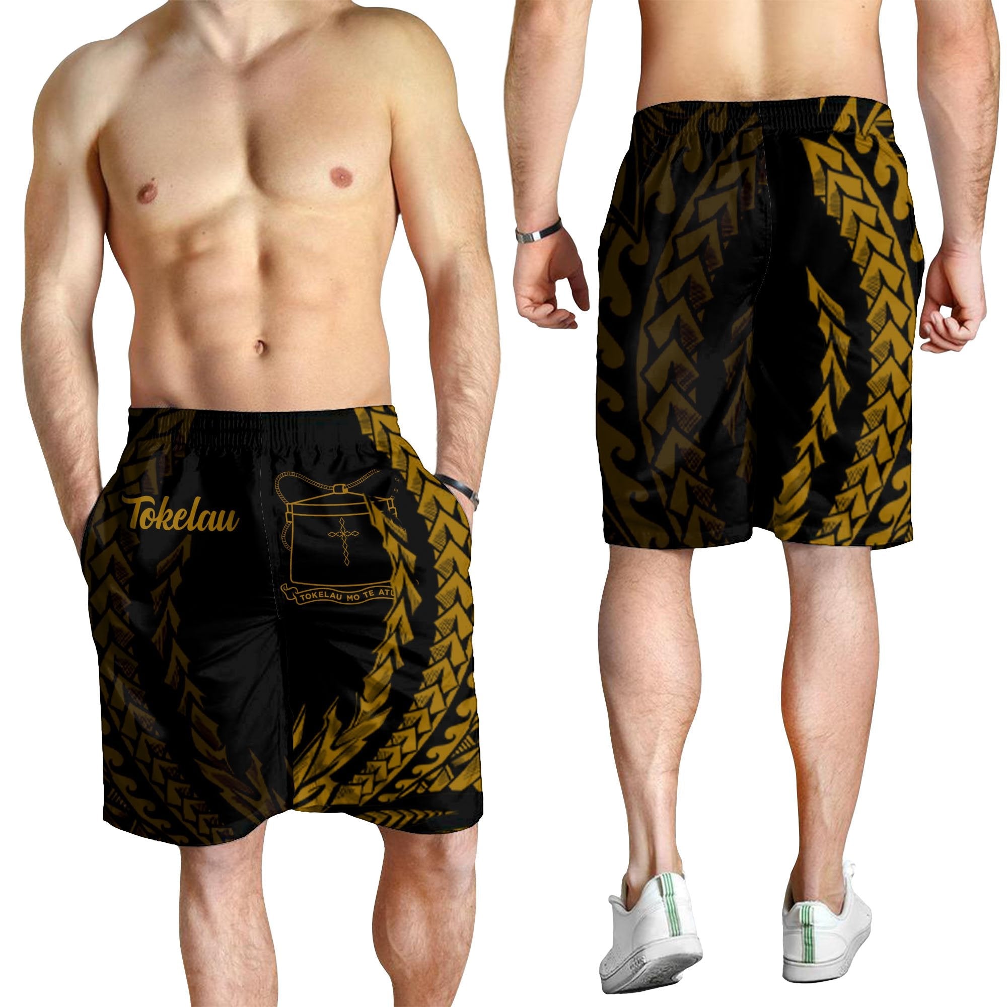 Tokelau Men's Shorts - Wings Style - Vibe Hoodie Shop