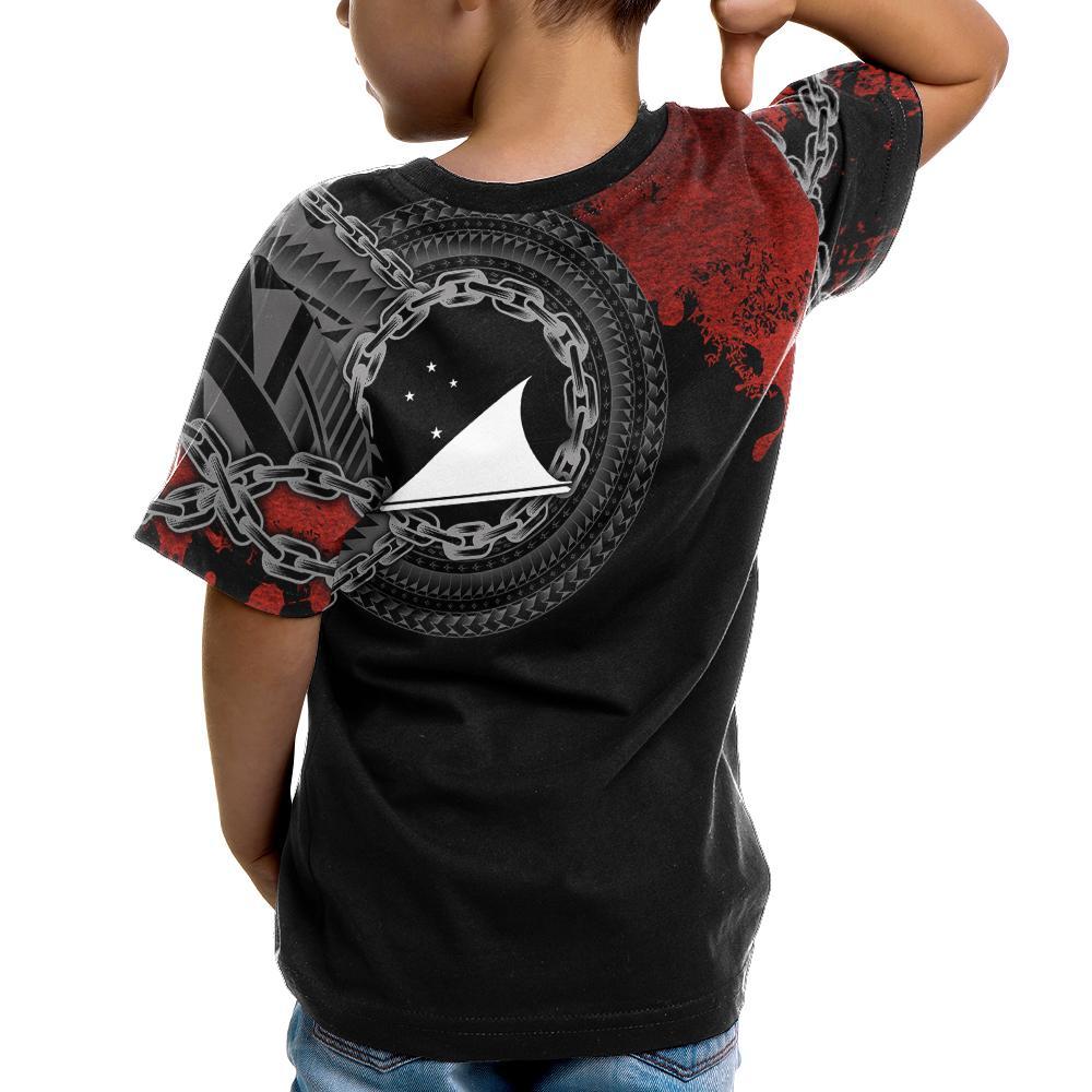 Tokelau Polynesian Personalised T shirt - Polynesian Chain Style - Vibe Hoodie Shop