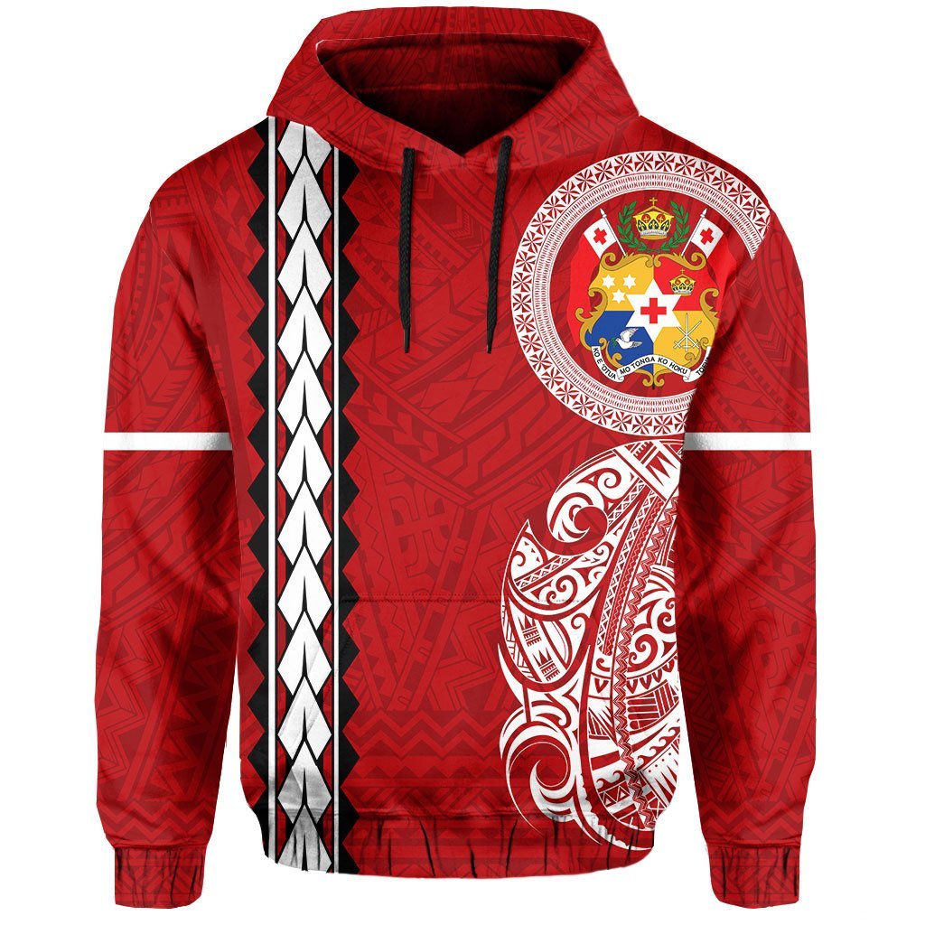 Hoodie Tonga - Polynesian Coat Of Arms - Vibe Hoodie Shop