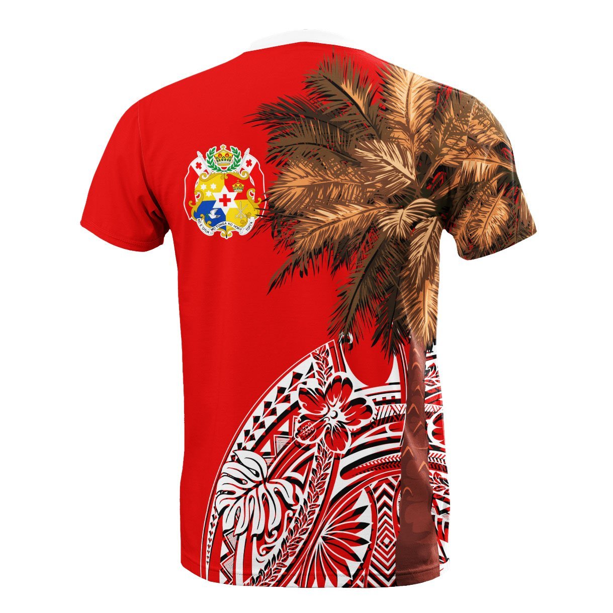 Vibe Hoodie Tonga All T shirt - Polynesian Palm Tree Flag - Vibe Hoodie Shop