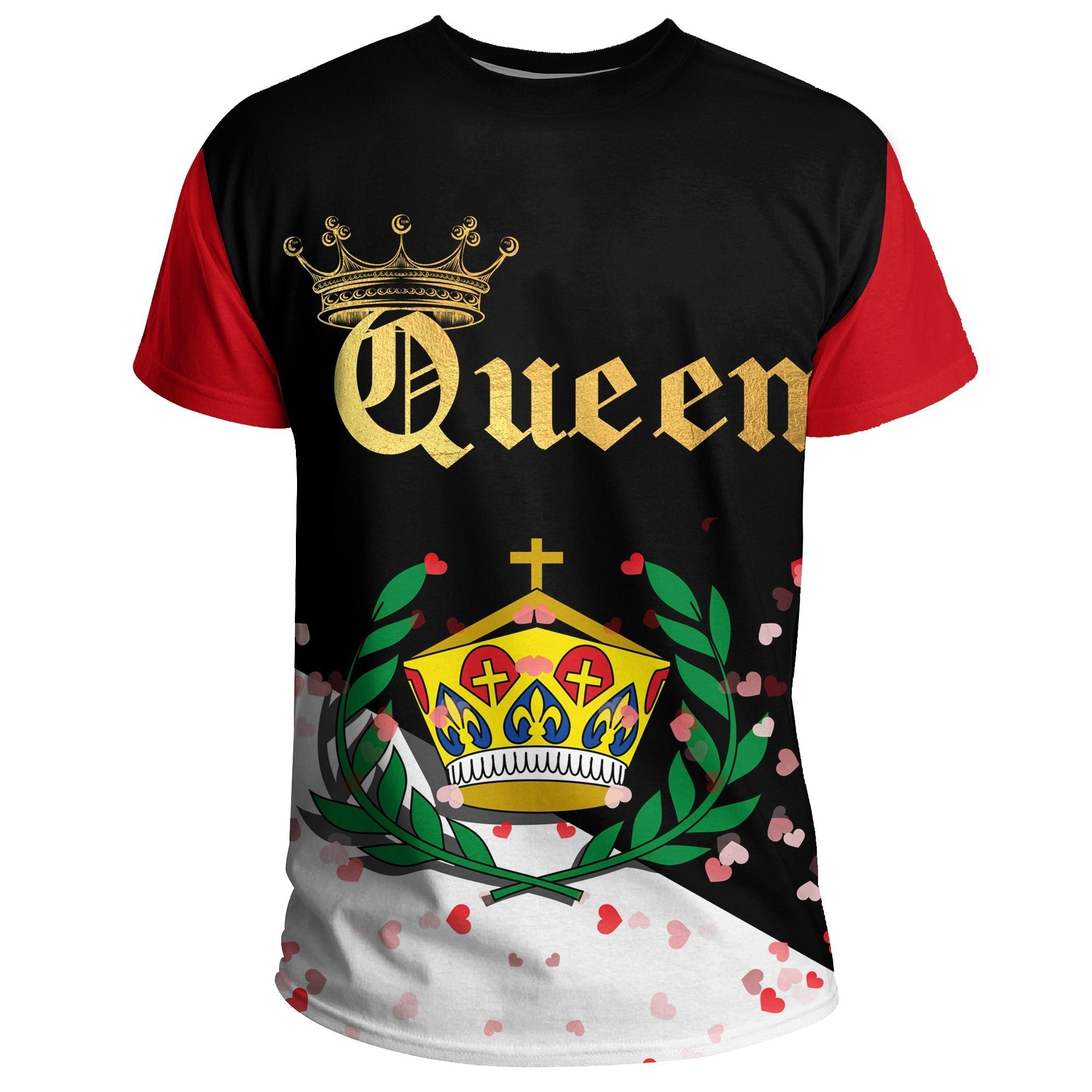 Tonga T shirt Queen - Valentine Couple - Vibe Hoodie Shop