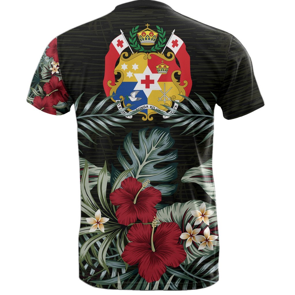 Tonga Hibiscus T shirt - Vibe Hoodie Shop