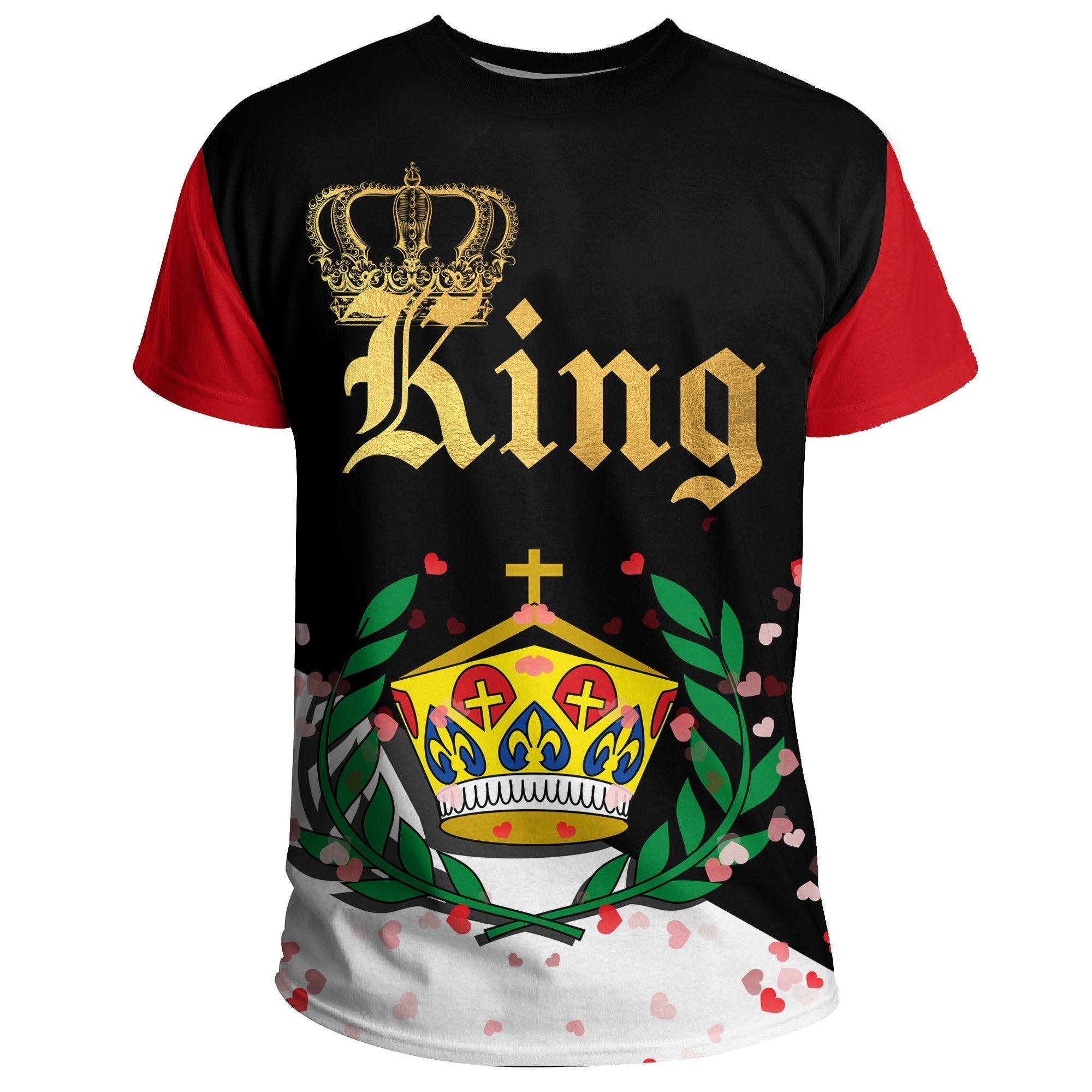 Tonga T shirt King - Valentine Couple - Vibe Hoodie Shop