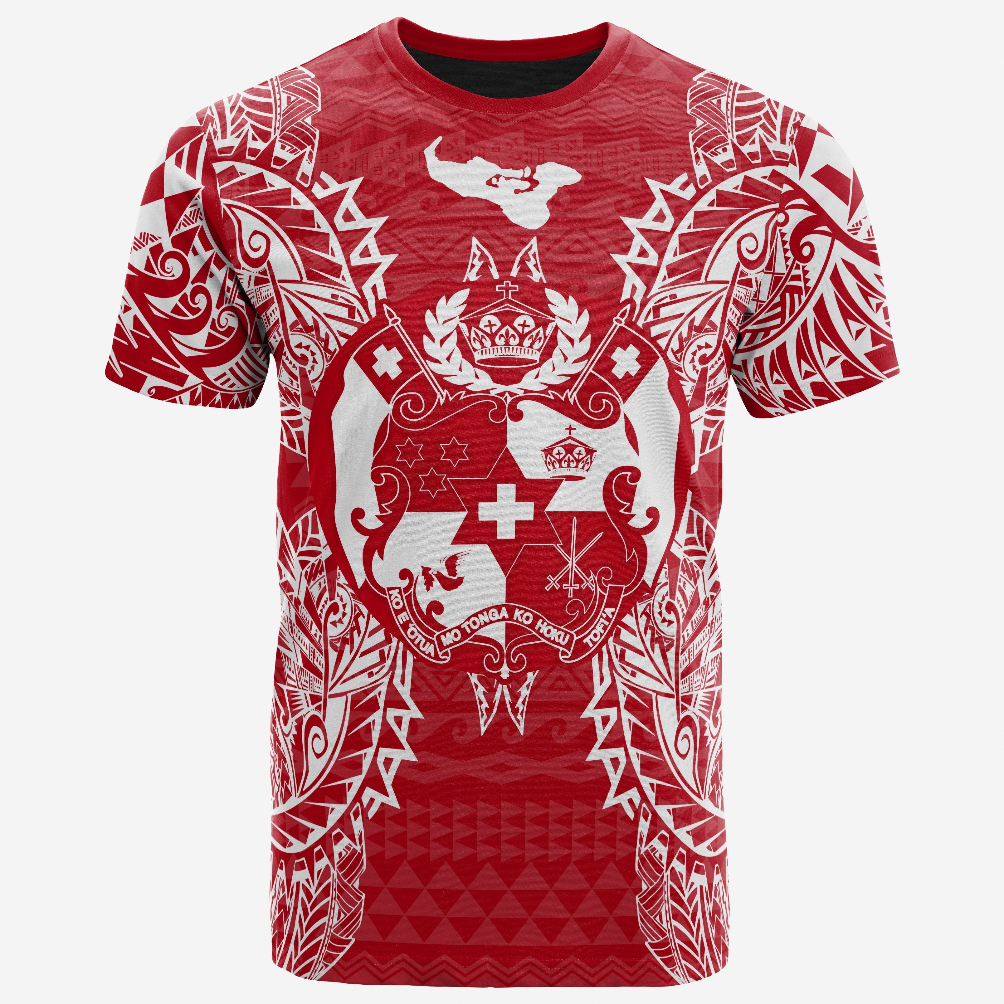 Vibe Hoodie Tonga All T shirt - Tonga Coat Of Arms Map Polynesian Tattoo Red White - Vibe Hoodie Shop