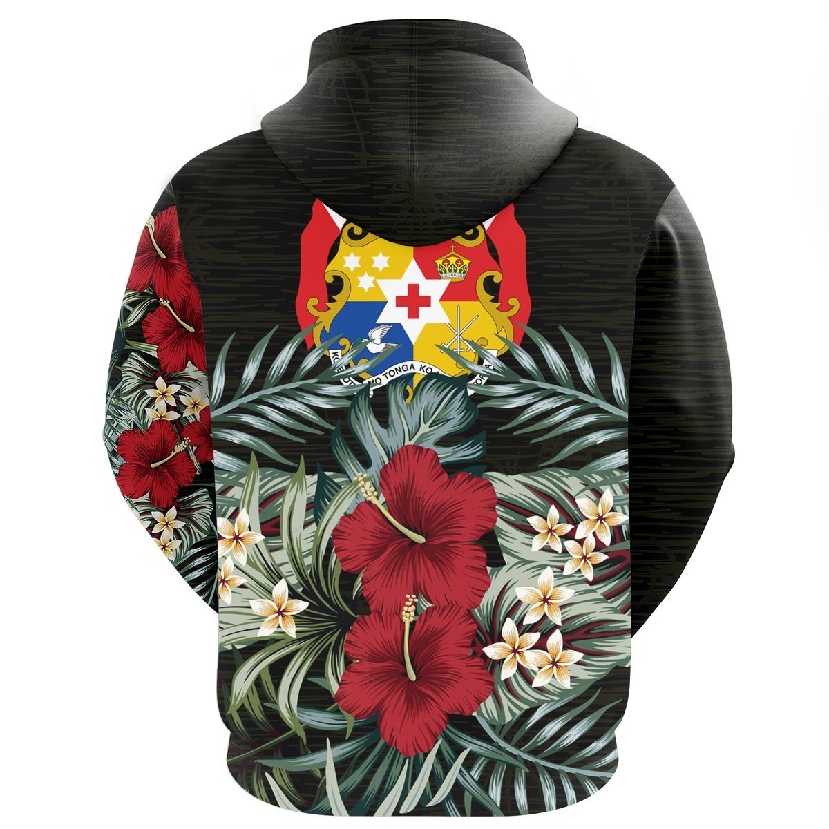 Tonga Hoodie - Hibiscus (Men/Women) - Vibe Hoodie Shop