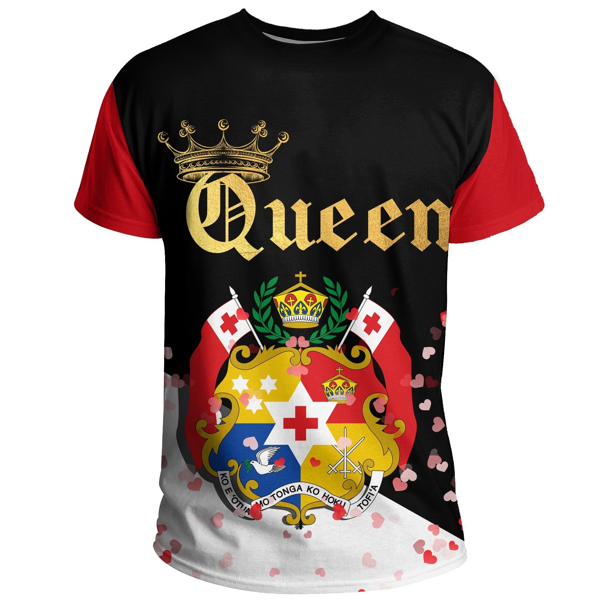 Tonga T shirt Queen - Valentine Couple - Vibe Hoodie Shop