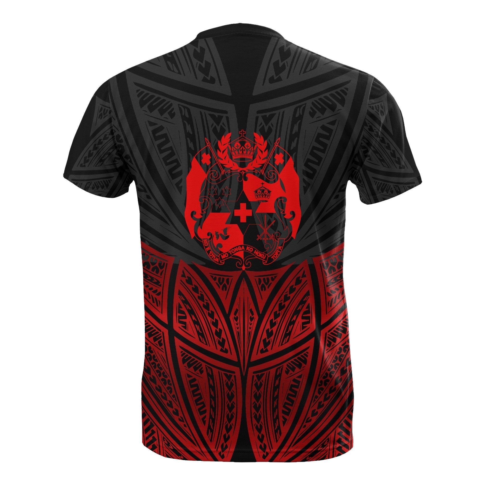 Vibe Hoodie Tonga Polynesian Custom Personalised T shirt Red Black Pride Map And Seal - Vibe Hoodie Shop