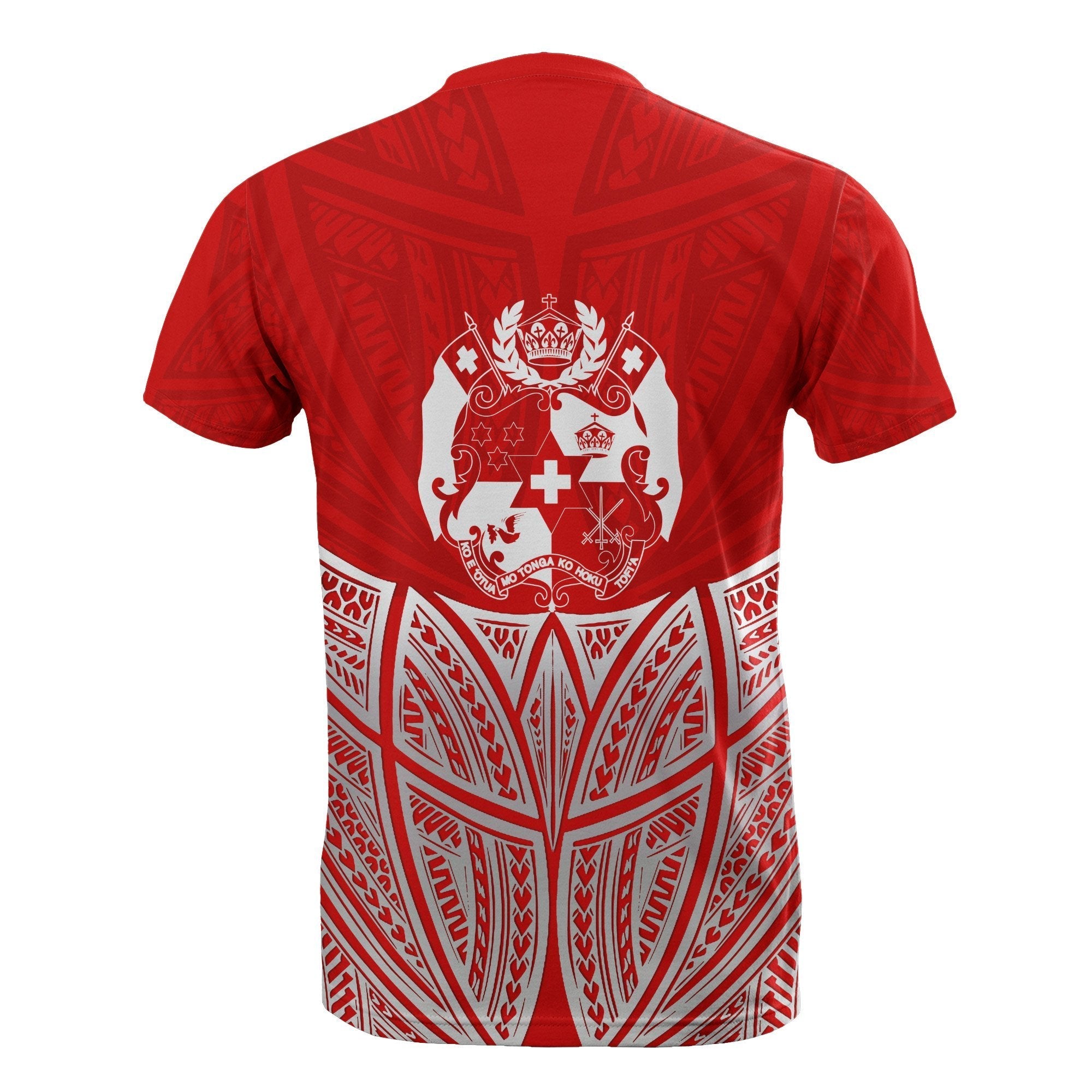 Vibe Hoodie Tonga Polynesian Custom Personalised T shirt Red Pride Map And Seal - Vibe Hoodie Shop