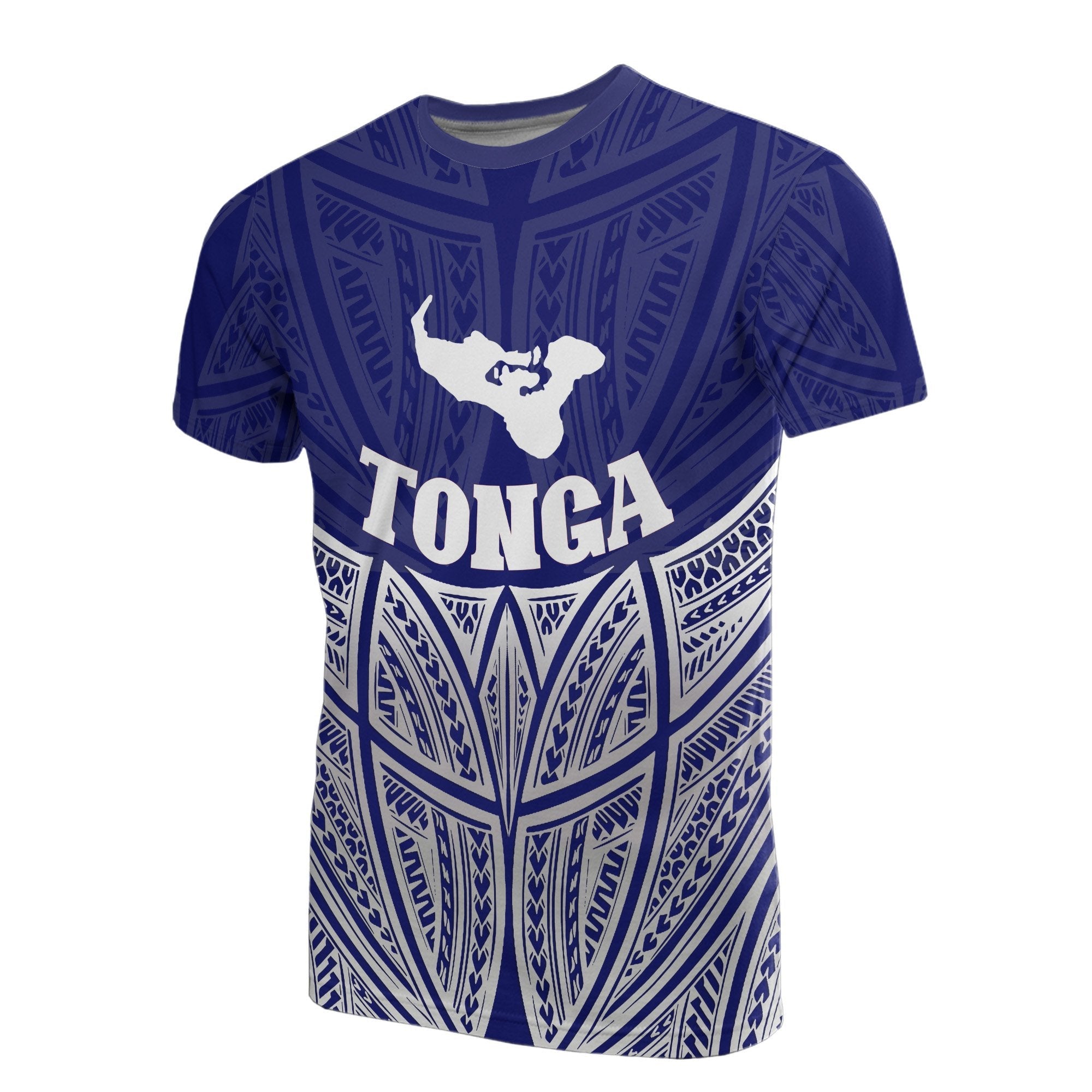 Vibe Hoodie Tonga Polynesian T shirt Blue Pride Map And Seal - Vibe Hoodie Shop