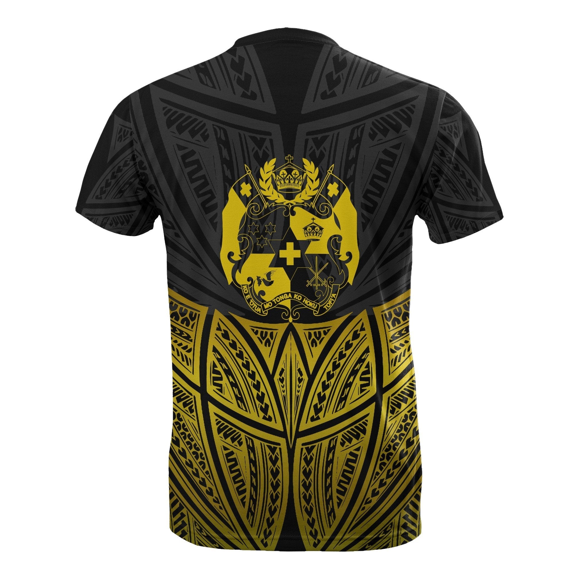 Vibe Hoodie Tonga Polynesian T shirt Gold Pride Map And Seal - Vibe Hoodie Shop