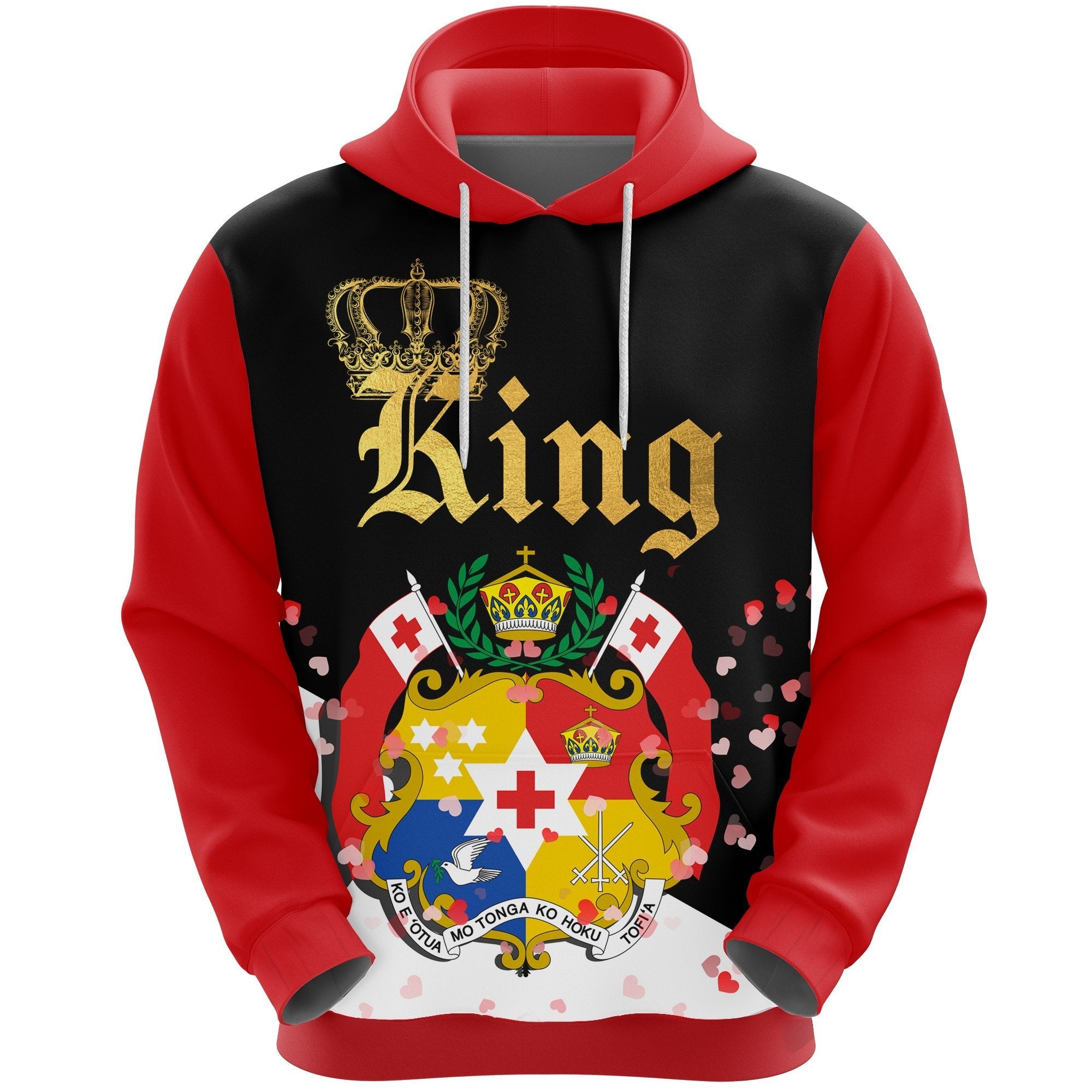 Tonga King (Valentine Hoodie) - Vibe Hoodie Shop