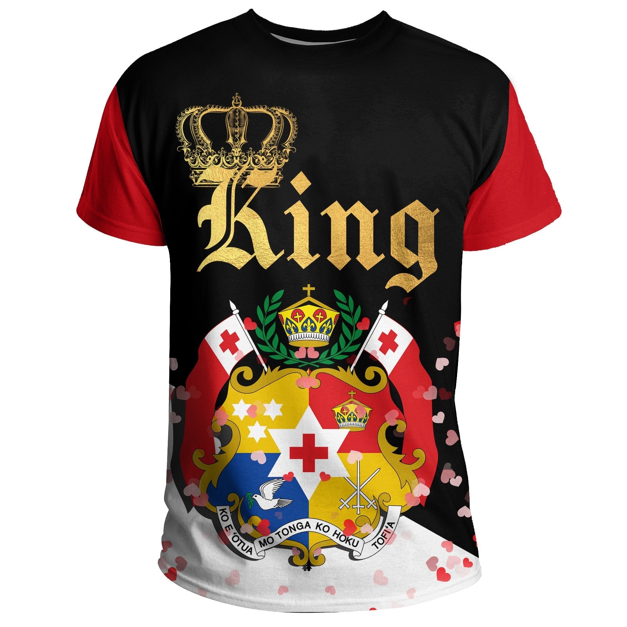 Tonga T shirt King - Valentine Couple - Vibe Hoodie Shop