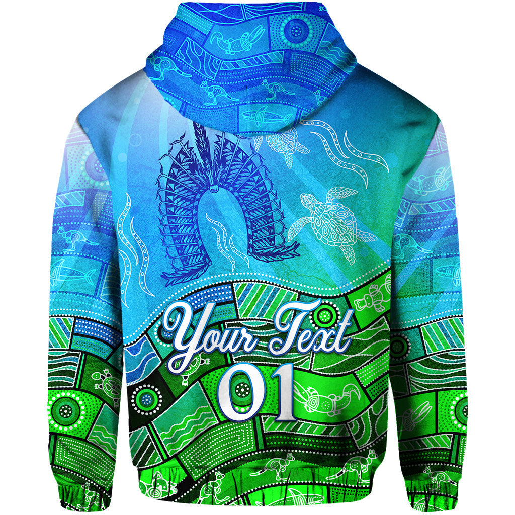 (Custom Personalised) Aboriginal Torres Strait Islands Zip Hoodie Towards The Light LT8 - Vibe Hoodie Shop