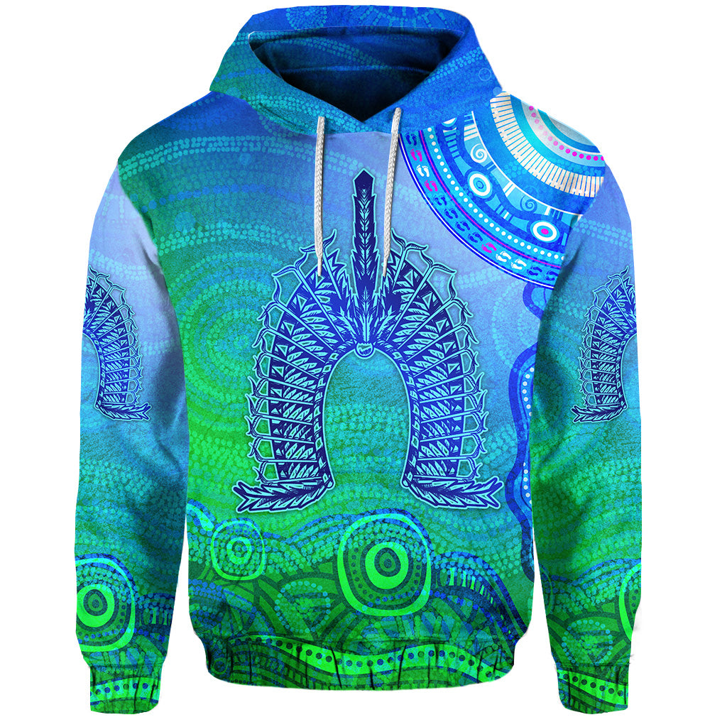 (Custom Personalised) Aboriginal Torres Strait Islands Hoodie Wave Vibes LT8 - Vibe Hoodie Shop