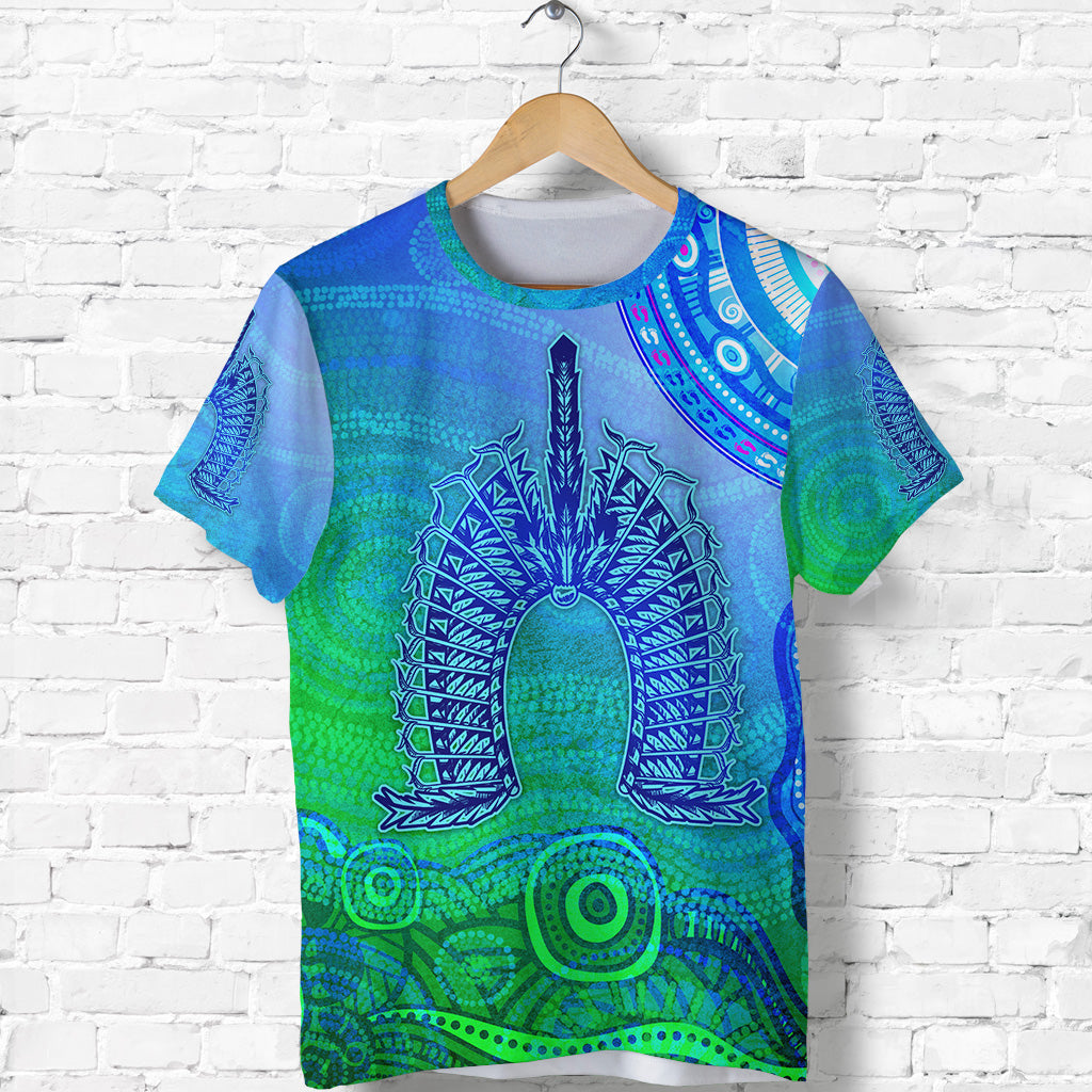 Aboriginal Torres Strait Islands T shirt Wave Vibes - Vibe Hoodie Shop