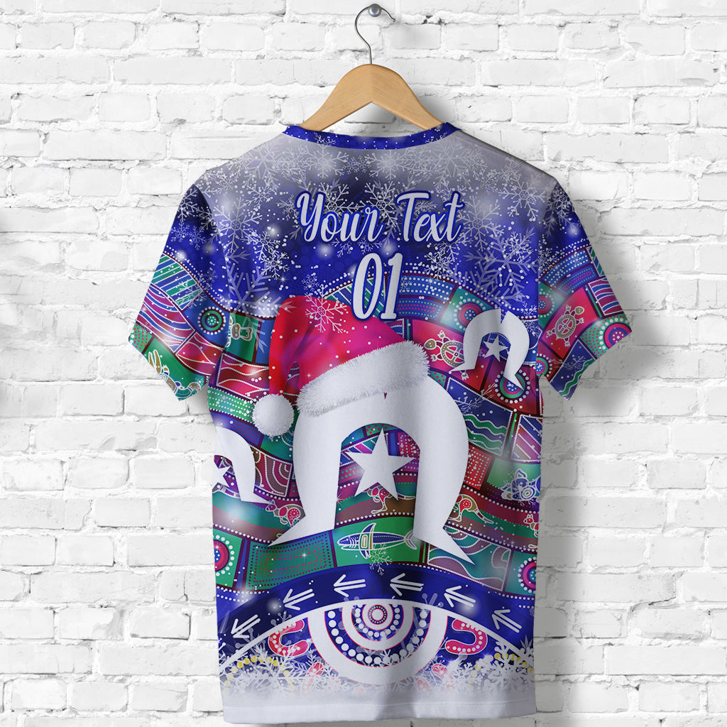 (Custom Personalised) Australian Torres Trait Islands Christmas T shirt Original Style - Blue - Vibe Hoodie Shop