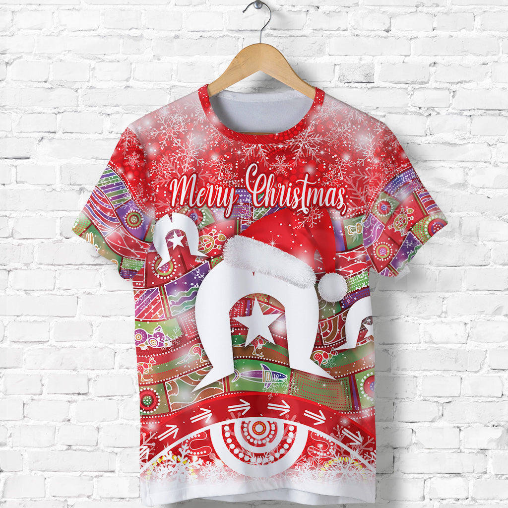 Australia Torres Trait Islands Christmas T shirt Original Style - Red - Vibe Hoodie Shop