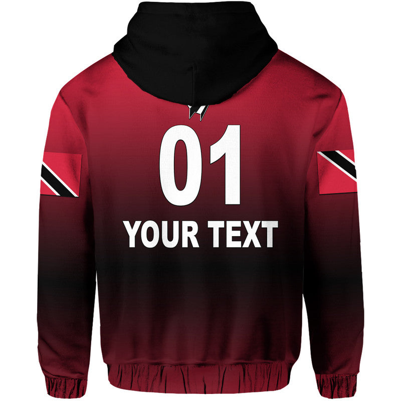 (Custom Personalised) Trinidad And Tobago Cricket Red Force Zip Up And Pullover Hoodie Original Style LT8 - Vibe Hoodie Shop