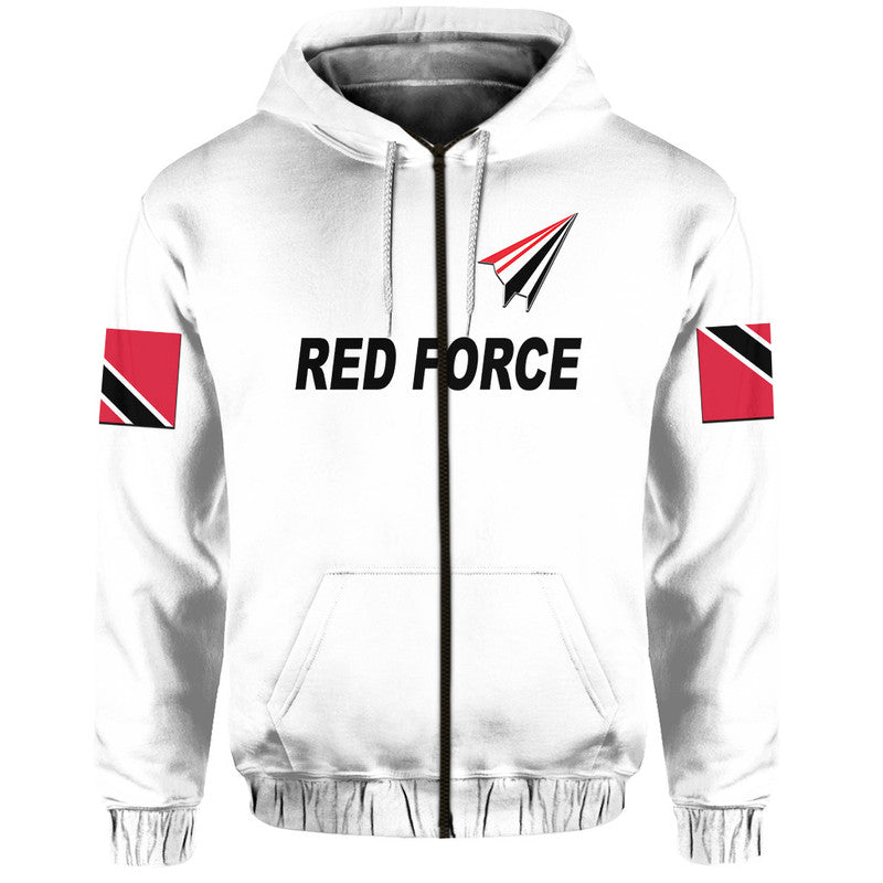 (Custom Personalised) Trinidad And Tobago Cricket Red Force Zip Up And Pullover Hoodie Special Style LT8 - Vibe Hoodie Shop