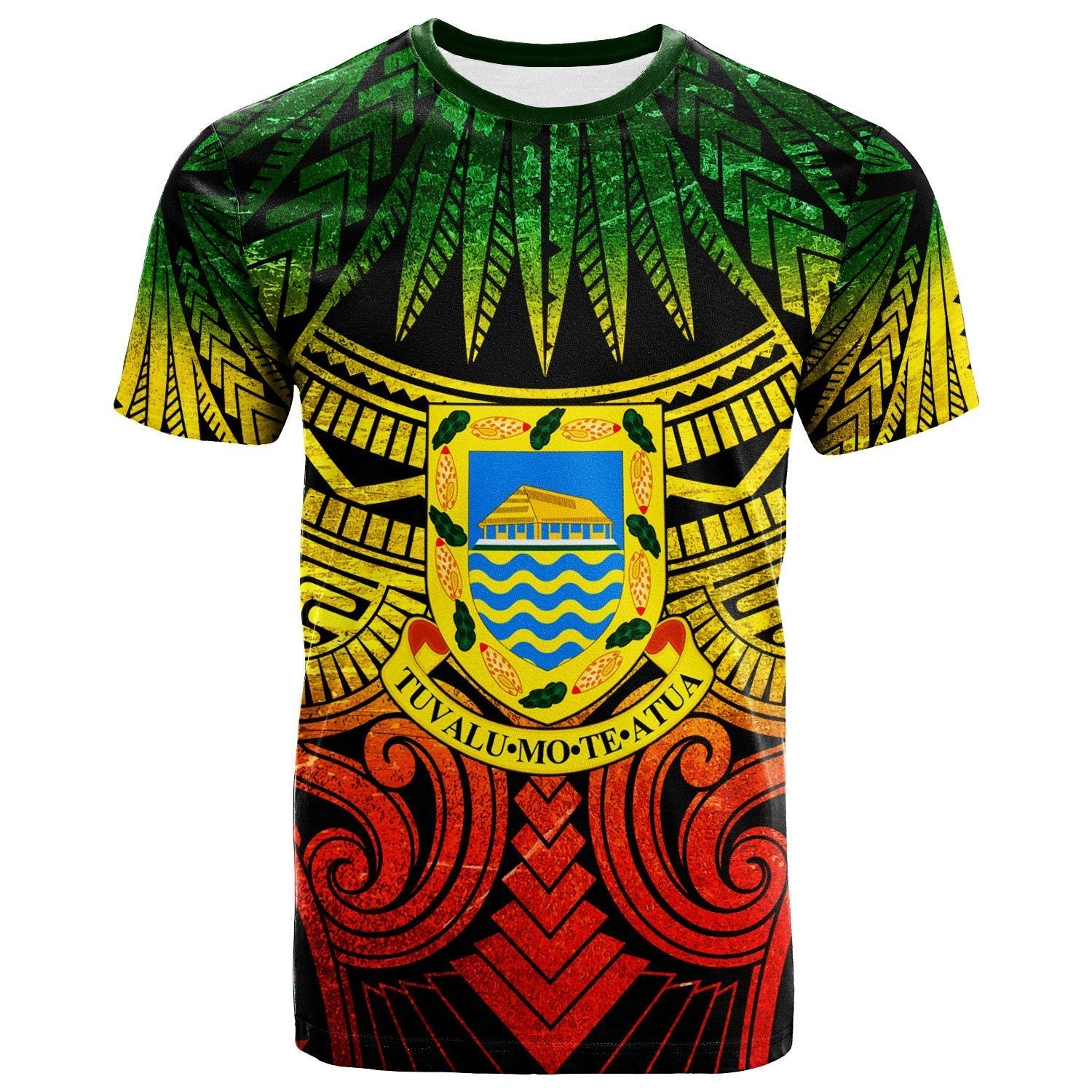 Tuvalu T shirt - Reggae Classic Vignette Style - Vibe Hoodie Shop