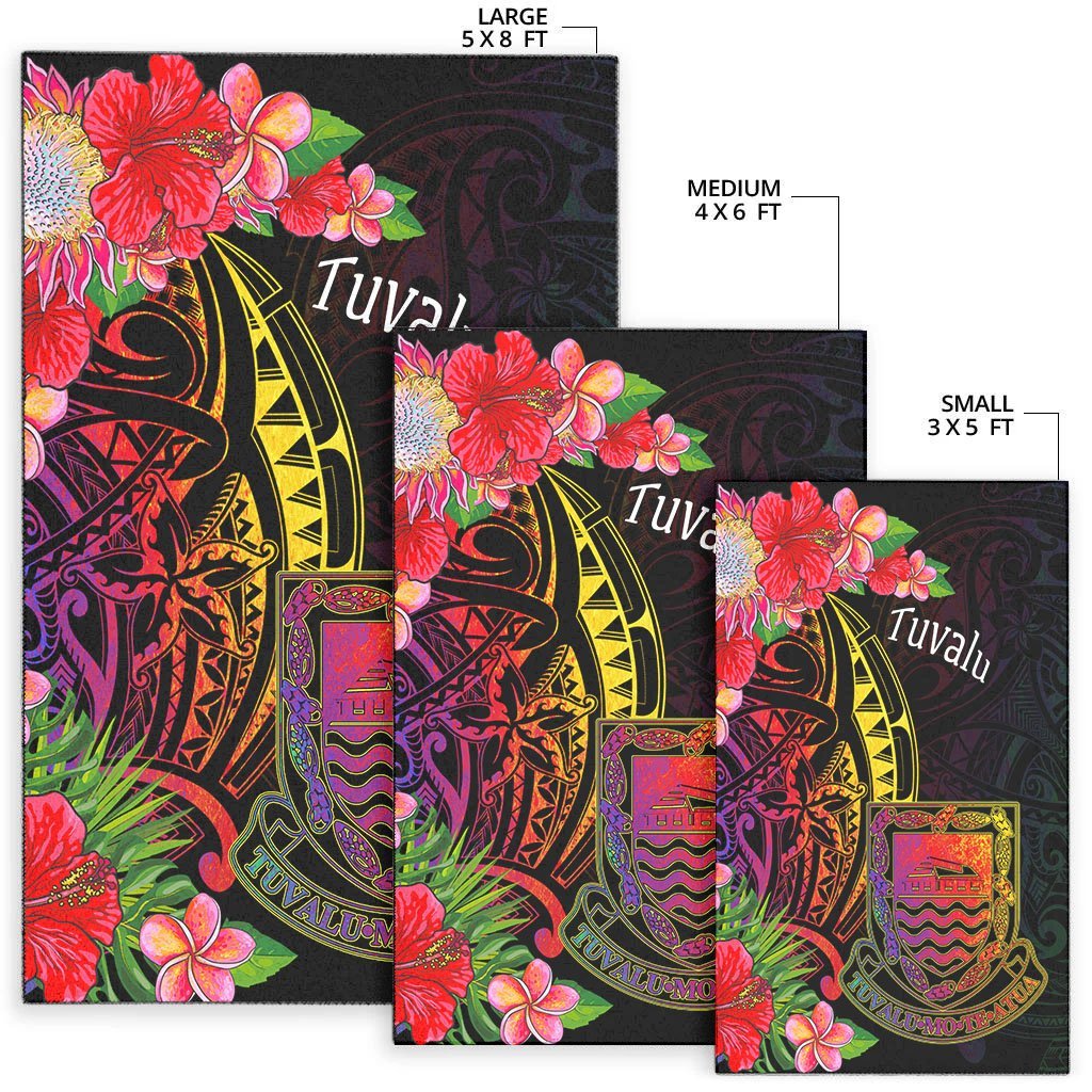 Tuvalu Area Rug - Tropical Hippie Style - Vibe Hoodie Shop