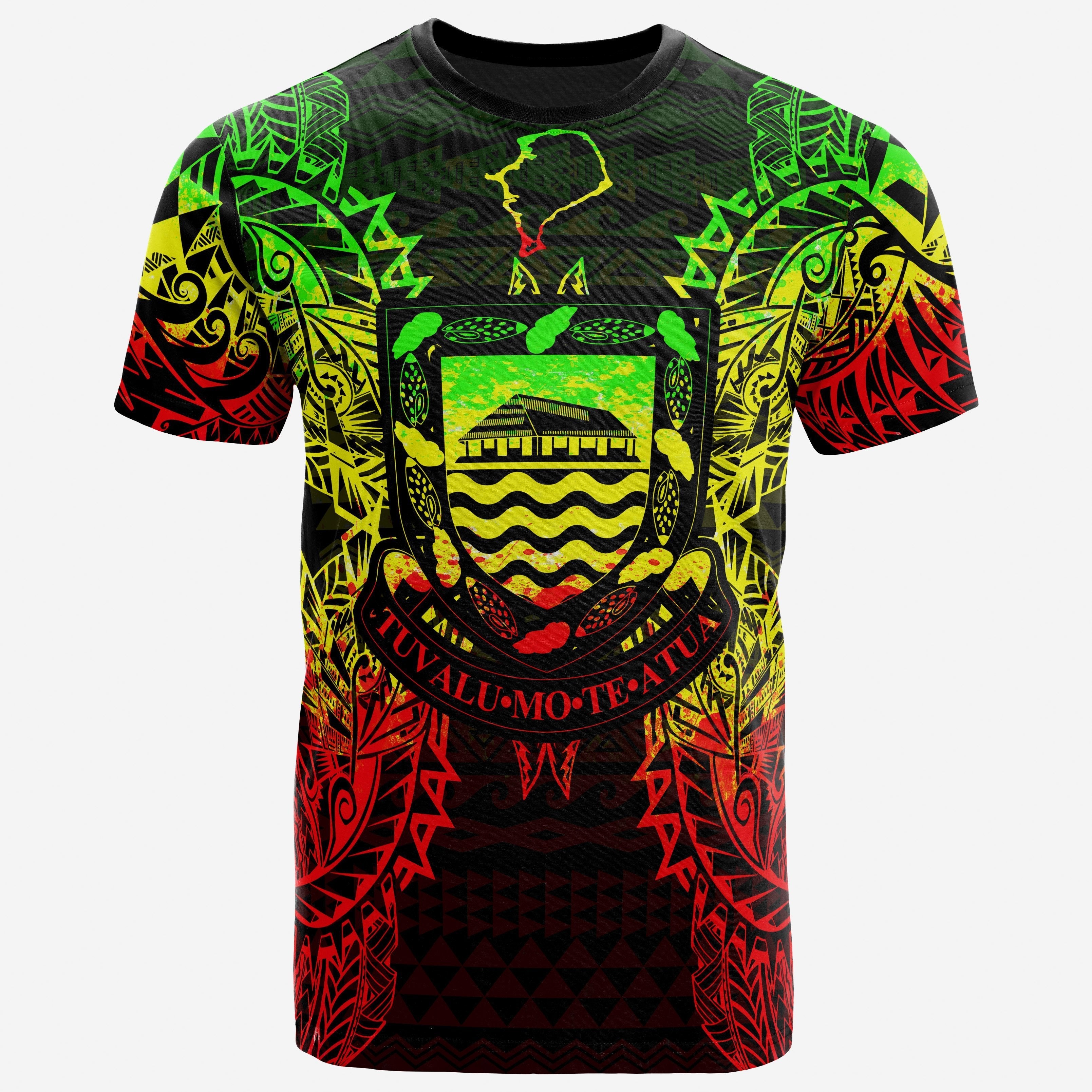 Vibe Hoodie Tuvalu All T shirt - Tuvalu Coat Of Arms Map Polynesian Tattoo Reggae - Vibe Hoodie Shop