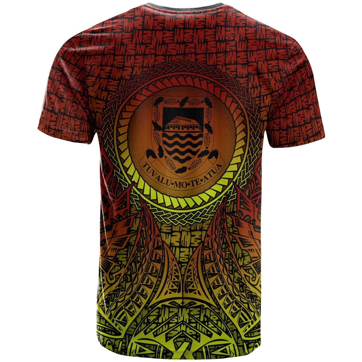 Vibe Hoodie Tuvalu T shirt - Polynesian Circle Pattern - Vibe Hoodie Shop