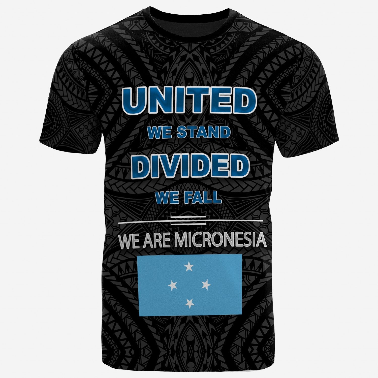 Vibe Hoodie Federated States Of Micronesia T shirt - United We Stand Divided We Fall - Vibe Hoodie Shop