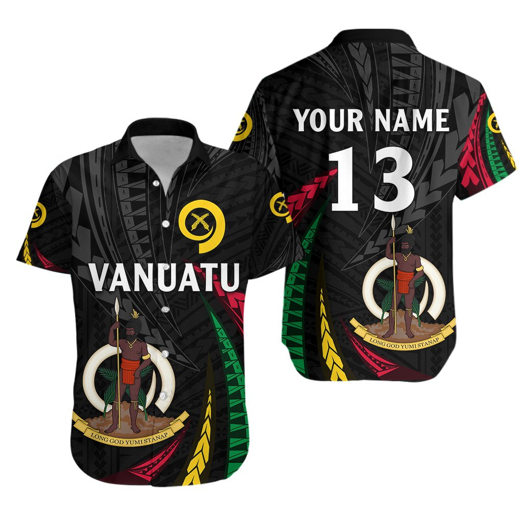 (Custom Personalised) Vanuatu Rugby Hawaiian Shirt Tuskers Tornado Style - Vibe Hoodie Shop