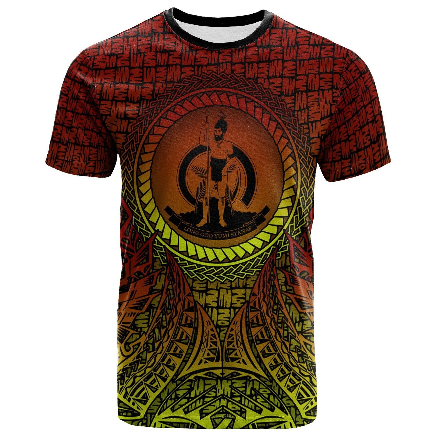 Vibe Hoodie Vanuatu T shirt - Polynesian Circle Pattern - Vibe Hoodie Shop