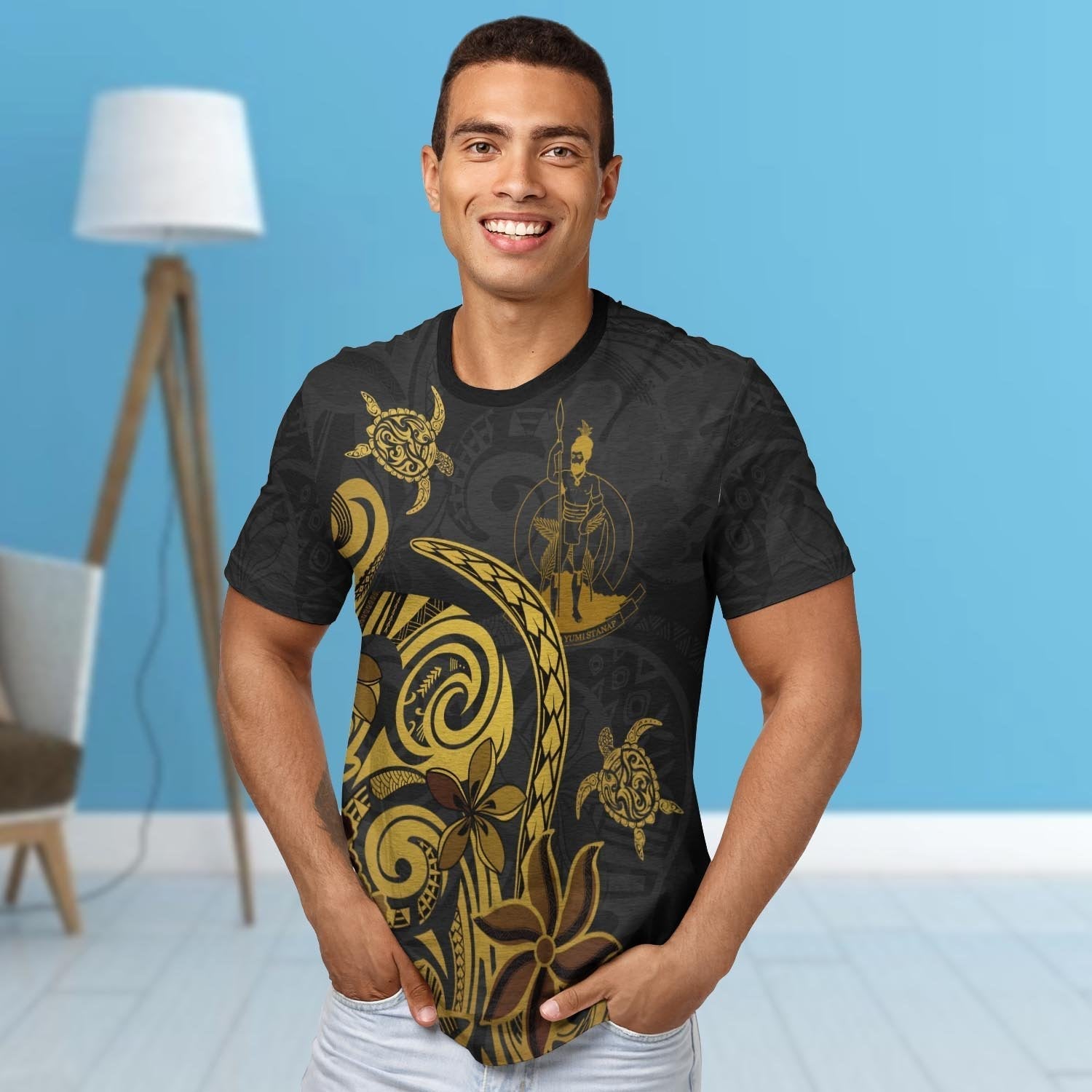 Vanuatu T shirt - Folk Style - Vibe Hoodie Shop