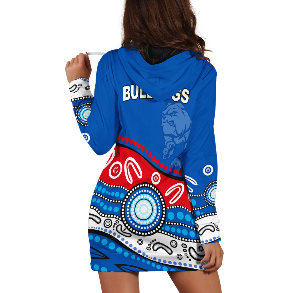 Bulldogs Indigenous Hoodie Dress Western - Vibe Hoodie Shop