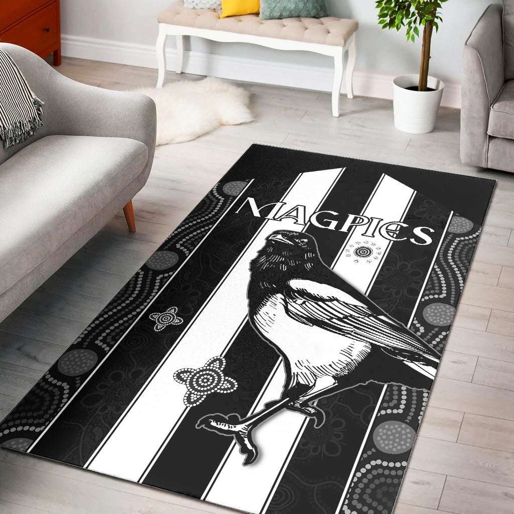 Magpies Indigenous Area Rug We are the Champions - Vibe Hoodie Shop