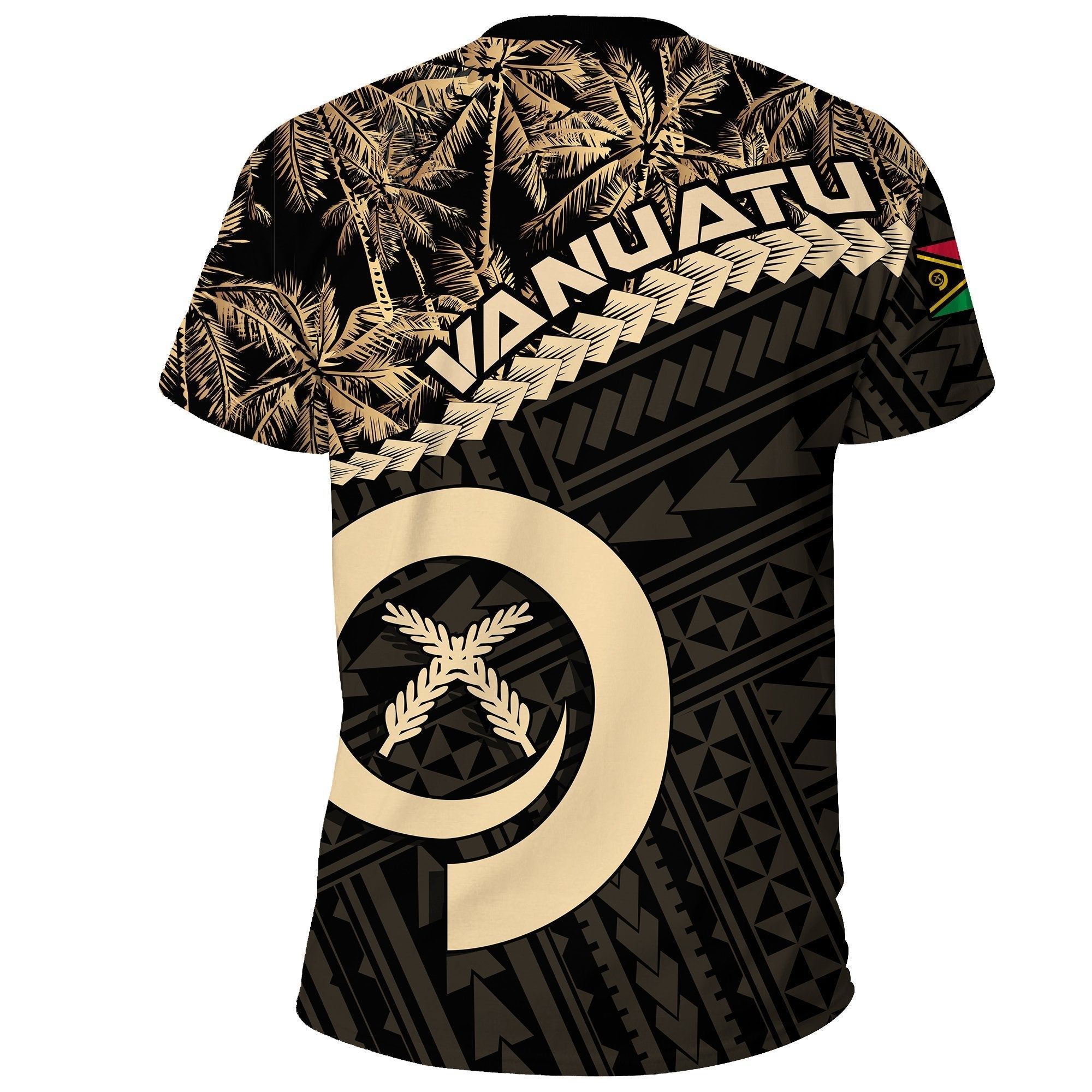 Vanuatu T shirt Golden Coconut - Vibe Hoodie Shop