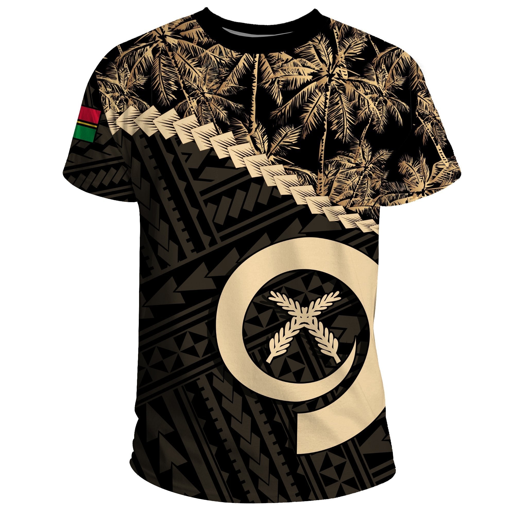 Vanuatu T shirt Golden Coconut - Vibe Hoodie Shop