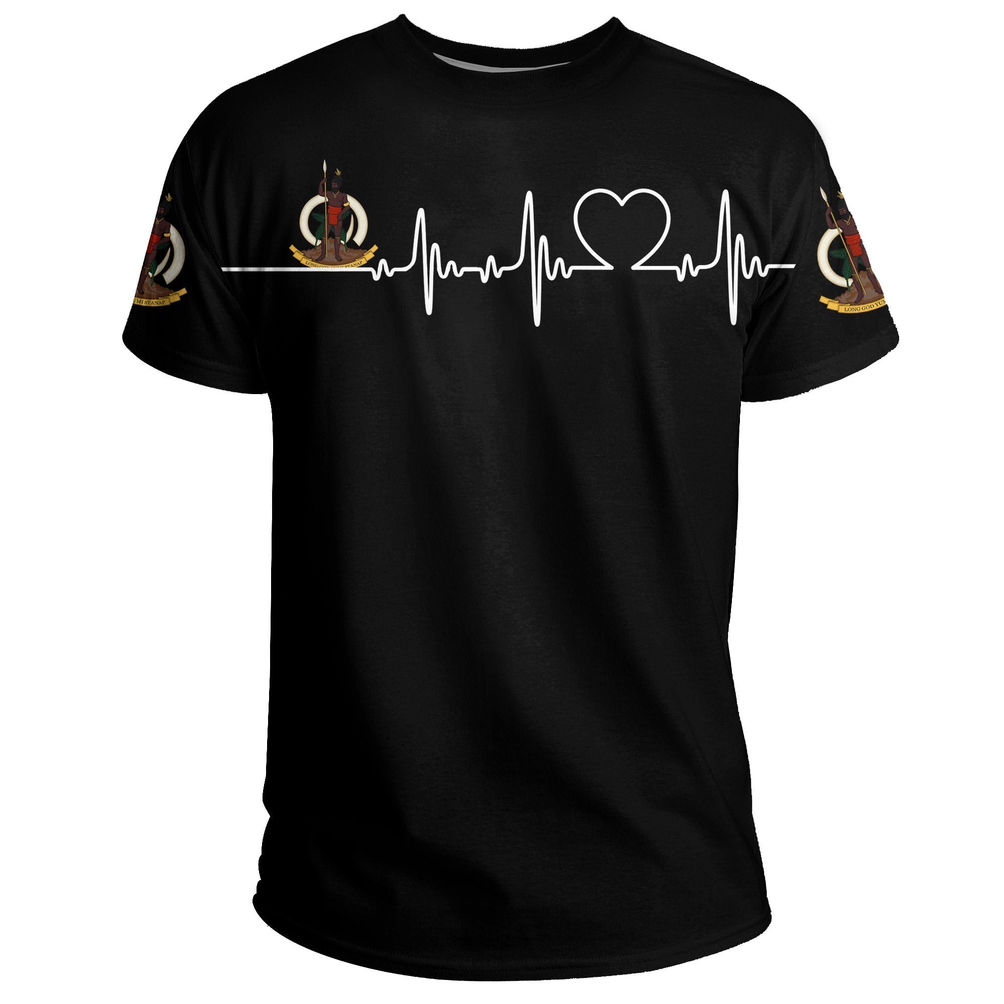 Vanuatu T shirt Heartbeat (Women's/Men's) - Vibe Hoodie Shop