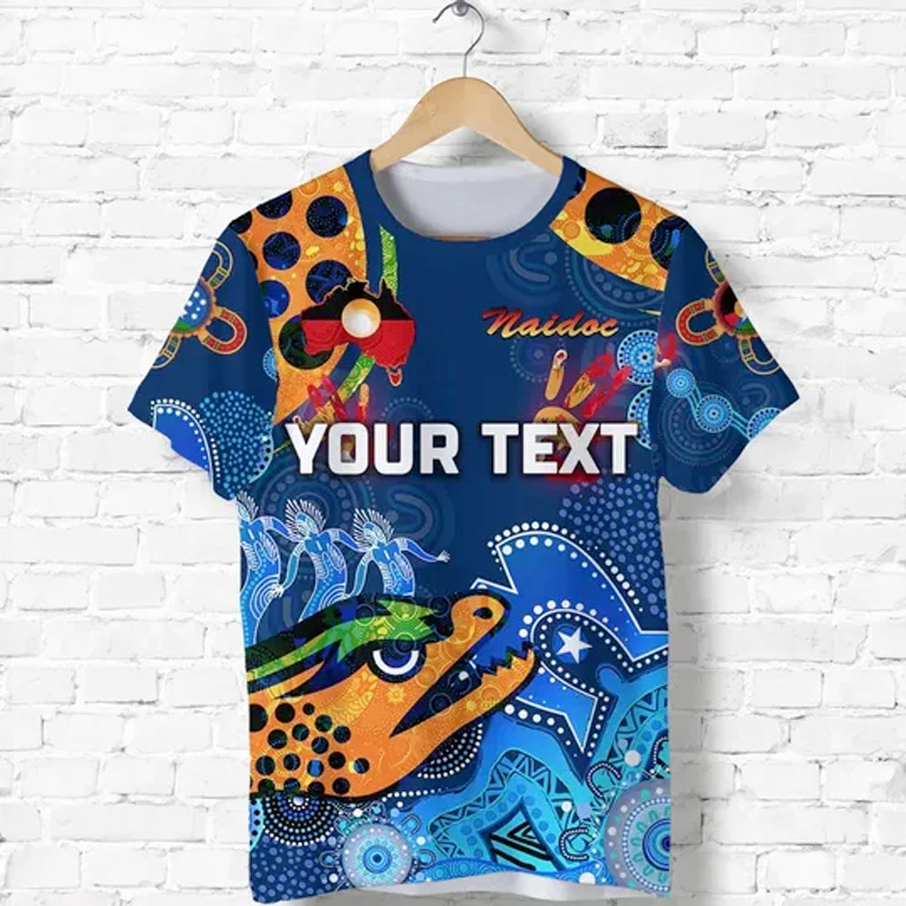 (Custom Personalised) Parramatta T shirt Eels Indigenous NAIDOC Heal Country! Heal Our Nation Blue - Vibe Hoodie Shop