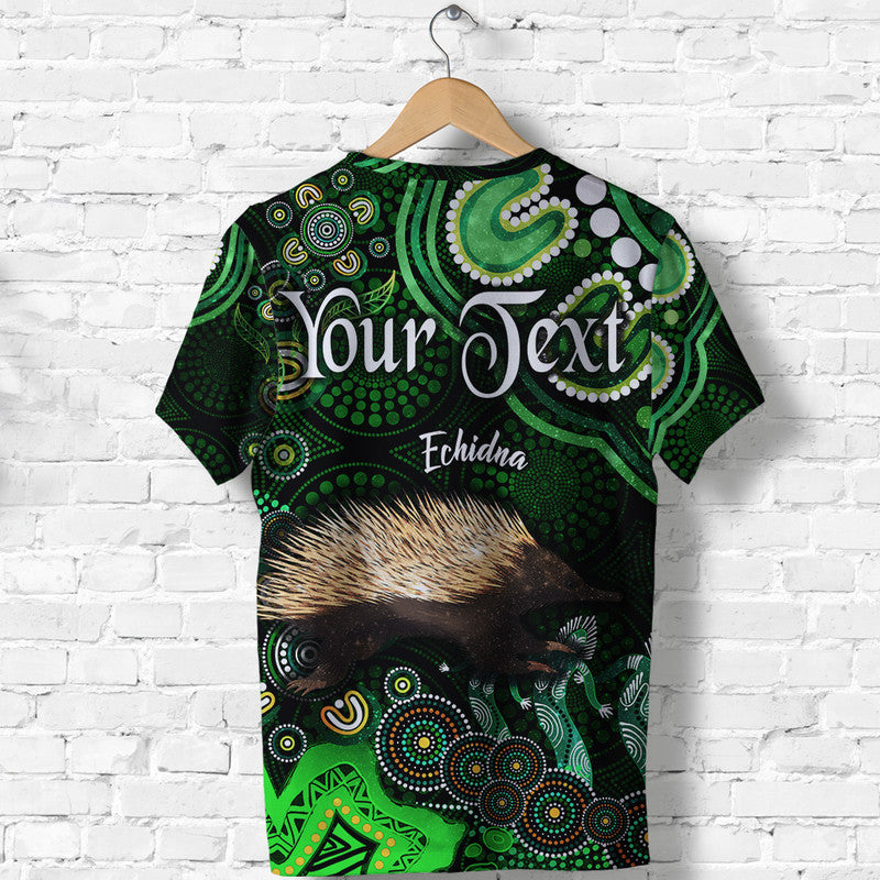 (Custom Personalised) Australian Astrology T Shirt Virgo Echidna Zodiac Aboriginal Vibes - Green - Vibe Hoodie Shop