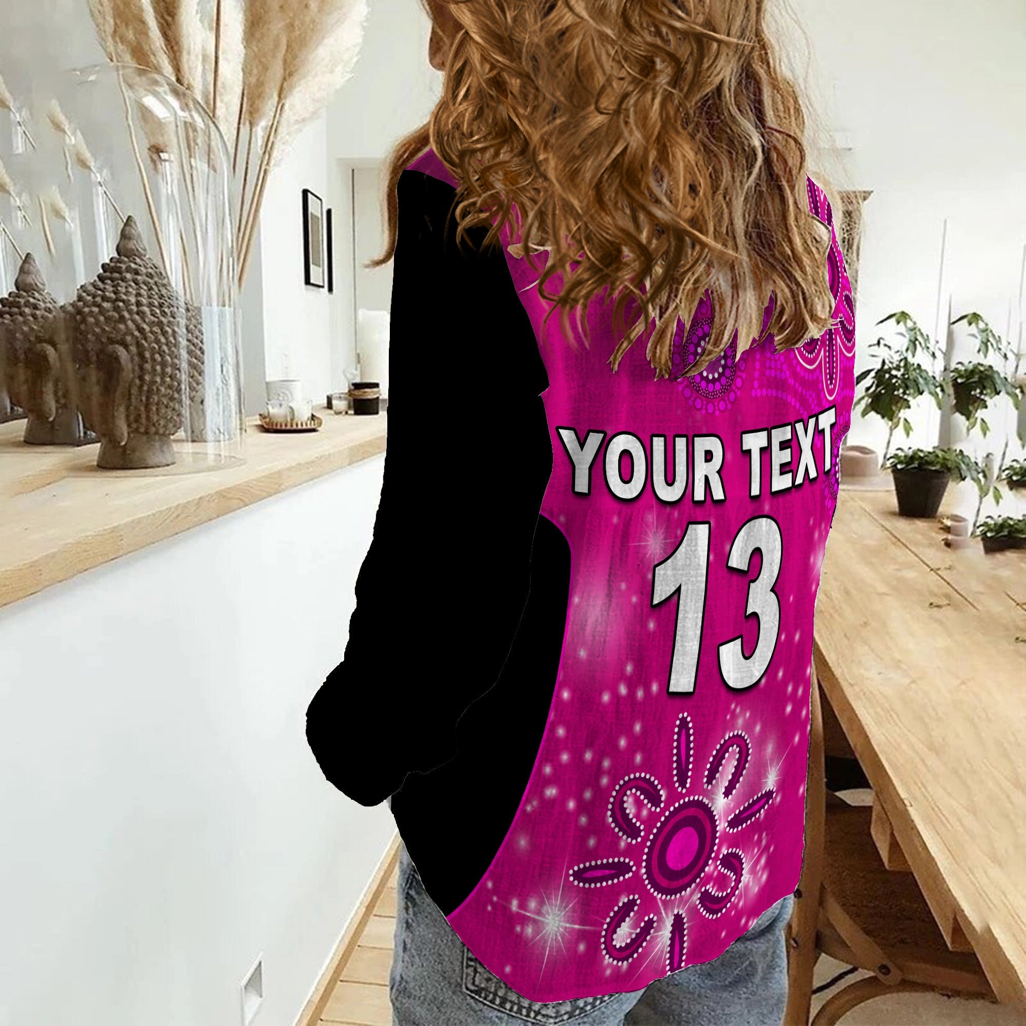 (Custom Text and Number) Sydney Sixers Women Casual Shirt Cricket Australia Aboriginal - Vibe Hoodie Shop