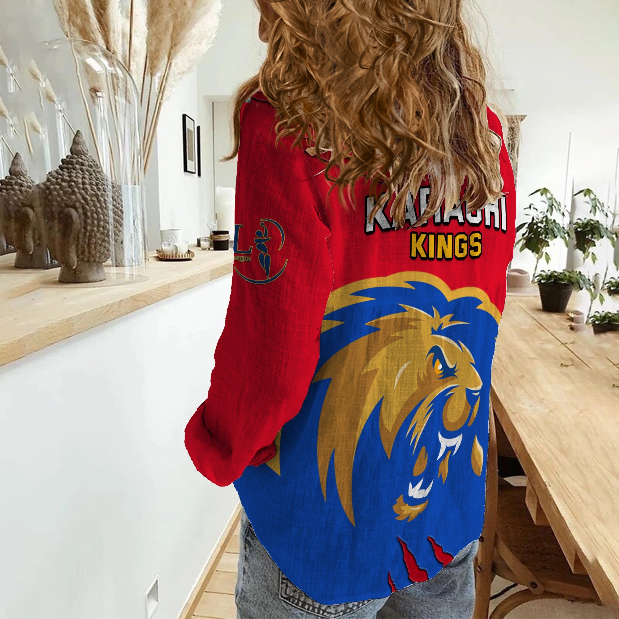 Karachi Kings Cricket Women Casual Shirt HBL PSL 2023 Dynamic Style - Vibe Hoodie Shop