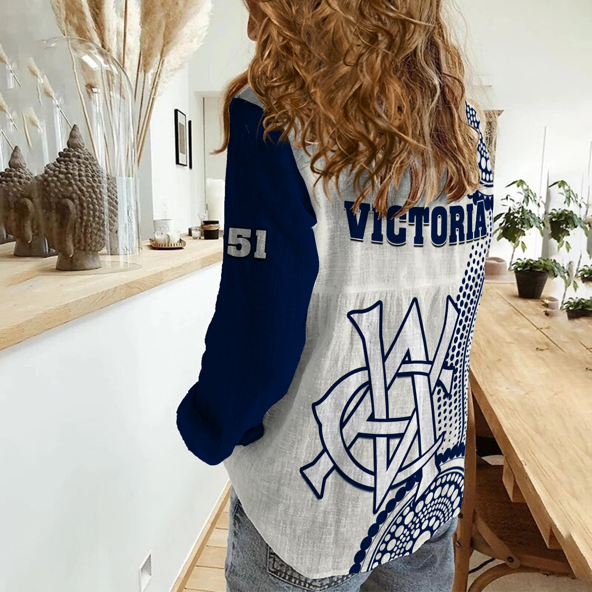 Victoria Cricket 2023 Women Casual Shirt Sheffield Shield Australia Indigenous - Vibe Hoodie Shop