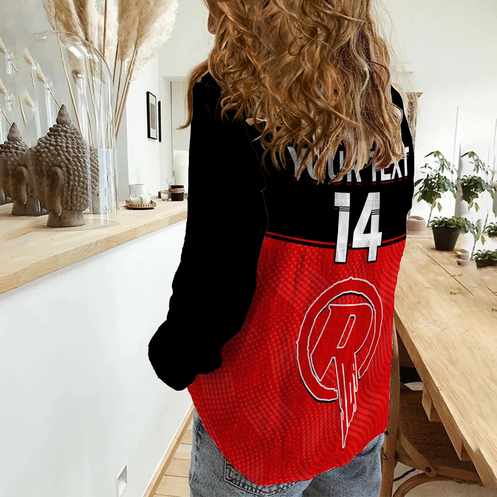 (Custom Text And Number) Melbourne Renegades Cricket Women Casual Shirt Est 2011 Sporty - Vibe Hoodie Shop
