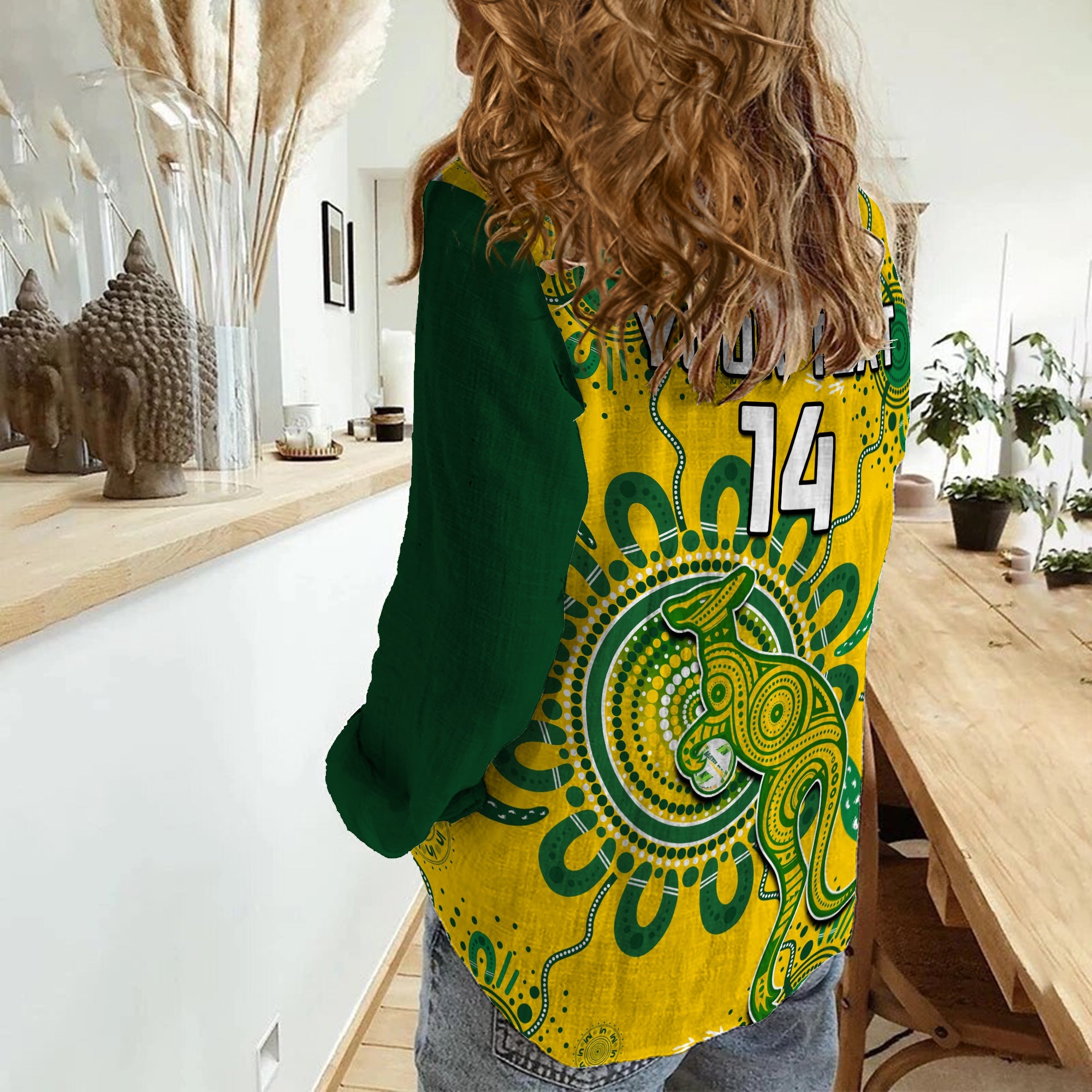 (Custom Text And Number) Australia Soccer Women Casual Shirt Kangaroos Matildas 2023 FIFA Womens World Cup - Vibe Hoodie Shop