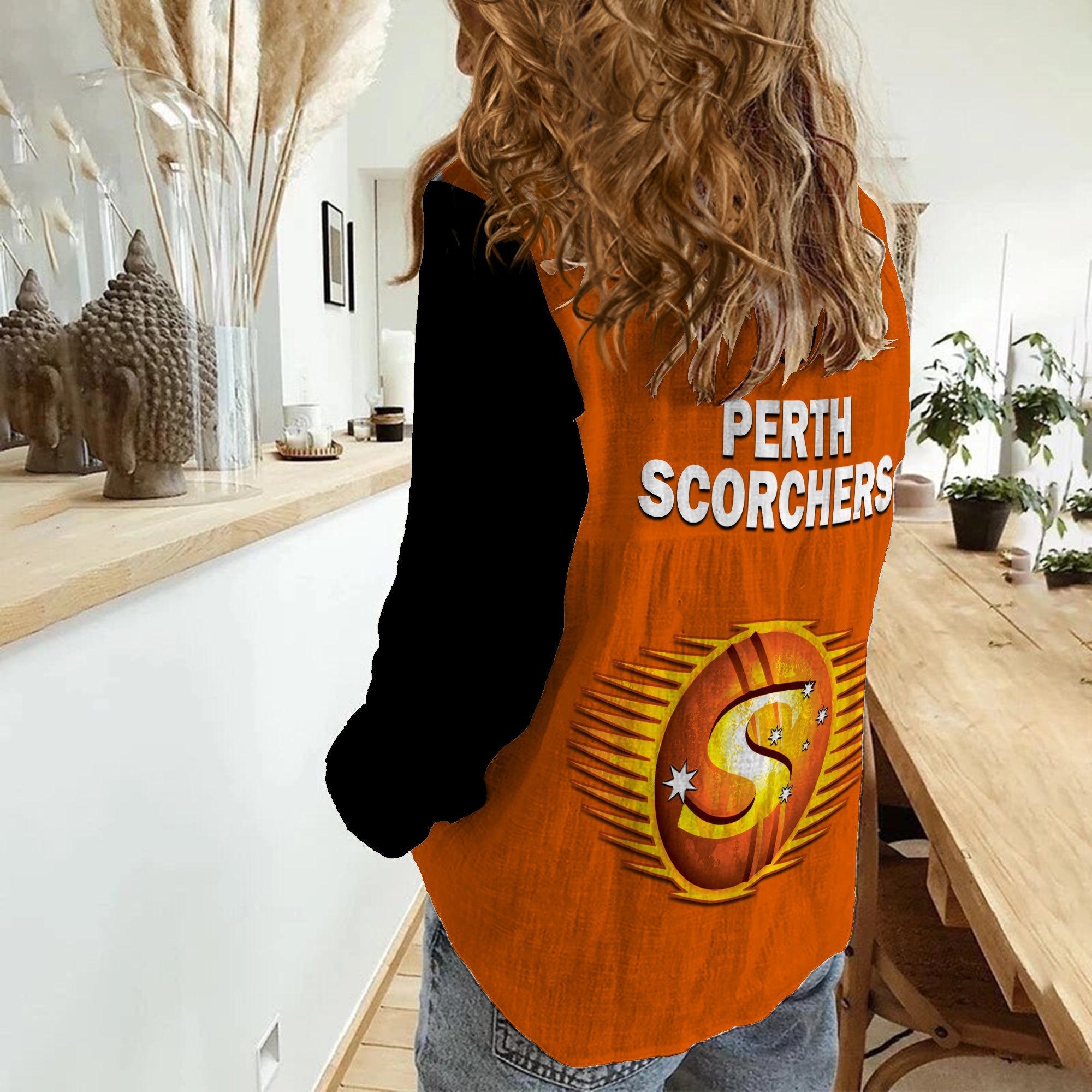 Perth Scorchers Cricket 2023 Women Casual Shirt Est 2011 Sporty Version - Vibe Hoodie Shop
