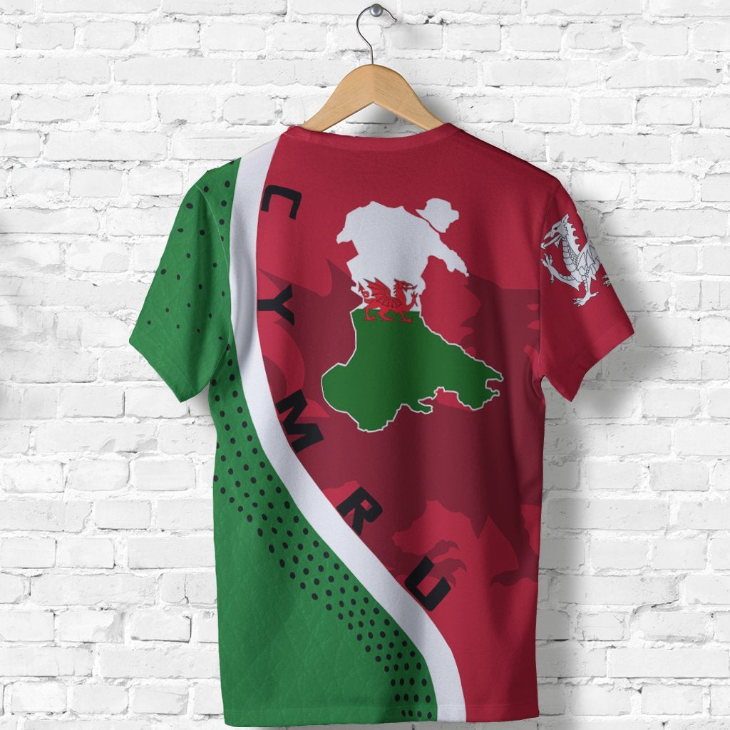(Cymru) Wales Map T shirt Generation Ii - Vibe Hoodie Shop